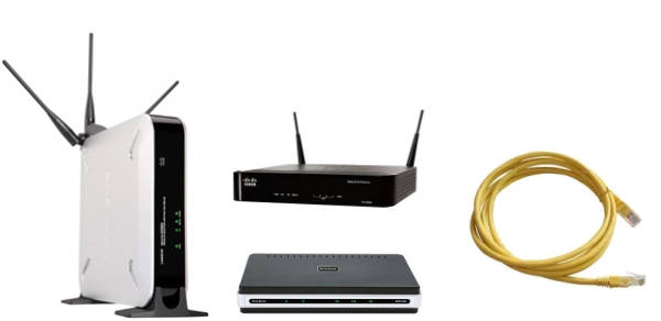 Сетевое оборудование, маршрутизаторы, точки доступа, кабели