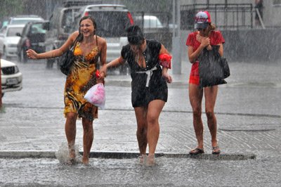 З аномально жаркого червня Приамур'ї поринуло в рекордно мокрий липня