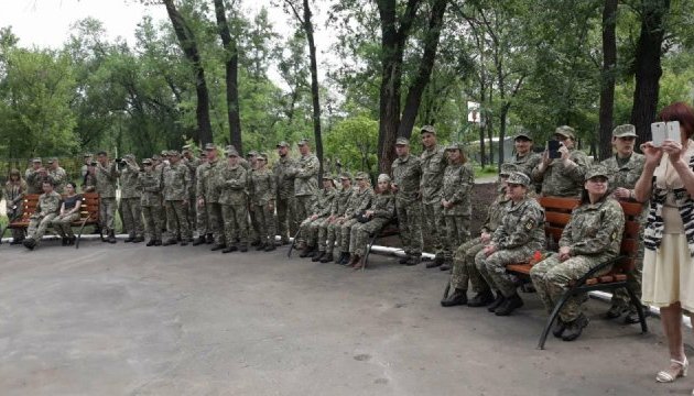 У Сєвєродонецьку на території 59 Військового мобільного госпіталю відкрили пам'ятний знак військовим медикам, які загинули в зоні АТО