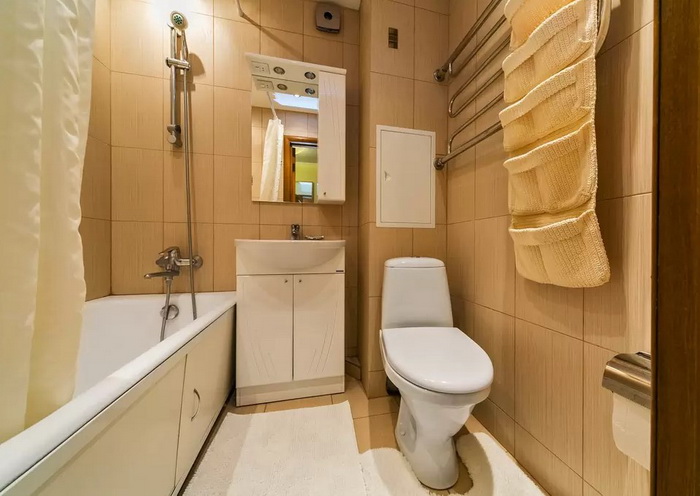 Фото дизайну маленької ванної кімнати