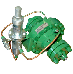 Регулятор тиску газу РДУ-100 призначений для зниження і підтримки заданого значення тиску на об'єктах магістральних газопроводів