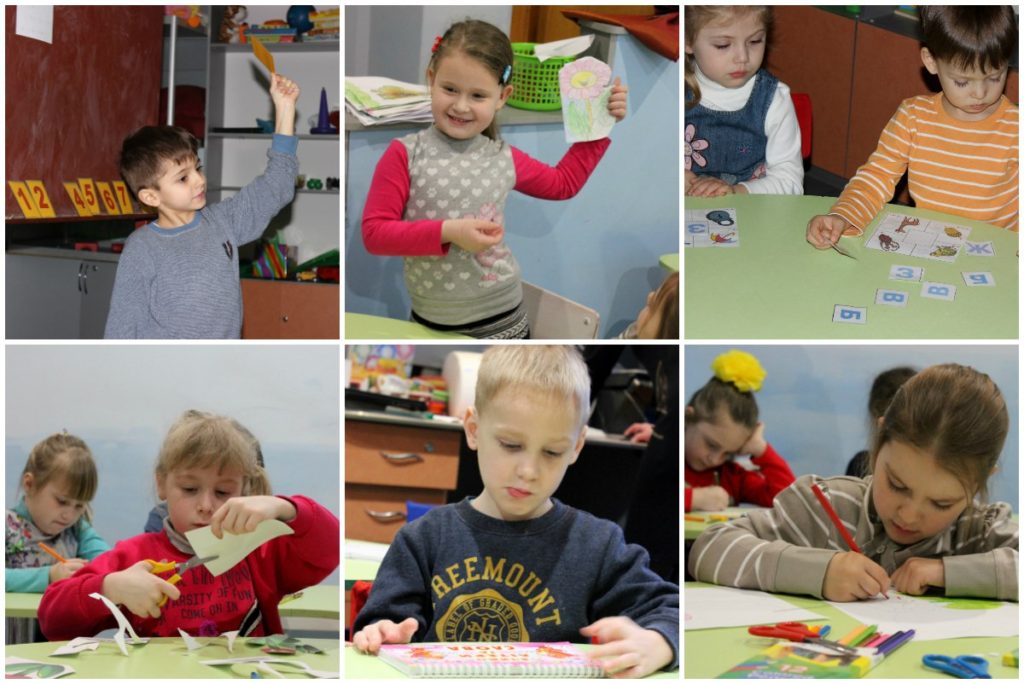 На заняттях в дитячій саду малюки освоюють навички виконання робіт з природним матеріалом, використовувати в творчості різні підручні засоби і папір